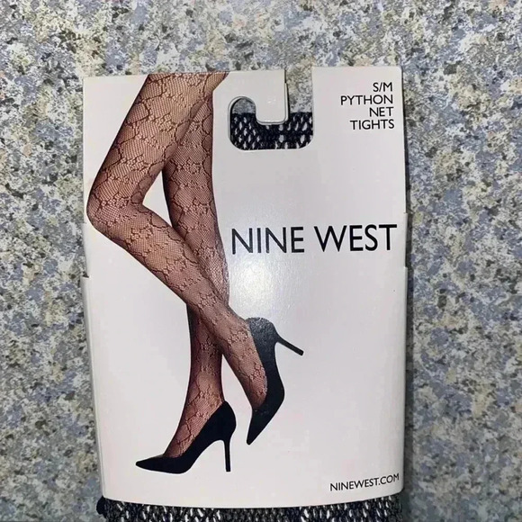 Nine West Python Net Tights - Picture 2 of 4